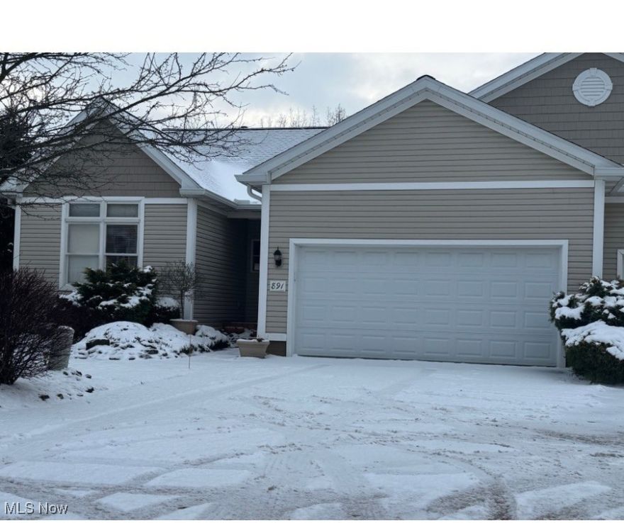 Stunning waterfront condo in the desirable Lakes at Franklin Mills in Kent! Situated in a private cul-de-sac, you will feel like you are on a permanent vacation as you look over the serene water. The neighborhood offers 5 private stocked ponds, walking/biking trail, sidewalks, park and is in close proximity to all that downtown Kent has to offer. This maintenance-free ranch home has 3 large bedrooms and 3 full bathrooms! The main floor has the primary bedroom suite and an additional bedroom, along with the laundry room- so this home is true one-floor living at its best. You will be blown away by the vaulted living room that is highlighted by a wall of windows that overlooks the water. The gas fireplace brings a sense of warmth and peace into the open floorplan. The dining room flows beautifully to the kitchen and living room and the eat-in kitchen has ample granite counterspace, upgraded shaker cabinets and pantry. The finished lower level is a walkout directly to the water and offers a large second living room, spacious bedroom and full bathroom! Walking out of the lower level, you are greeted by a concrete patio, a paver patio and an oversized deck with built-in seating and an unbelievable view of nature. The unfinished portion of the lower level has a gym/recreation room and two separate workspaces and storage. You will not have to worry about a thing here, with snow removal, landscaping and exterior of the home all taken care of by the management company. All you have to do is watch the sunrise on the water and enjoy the view! For your private showing, call TODAY!