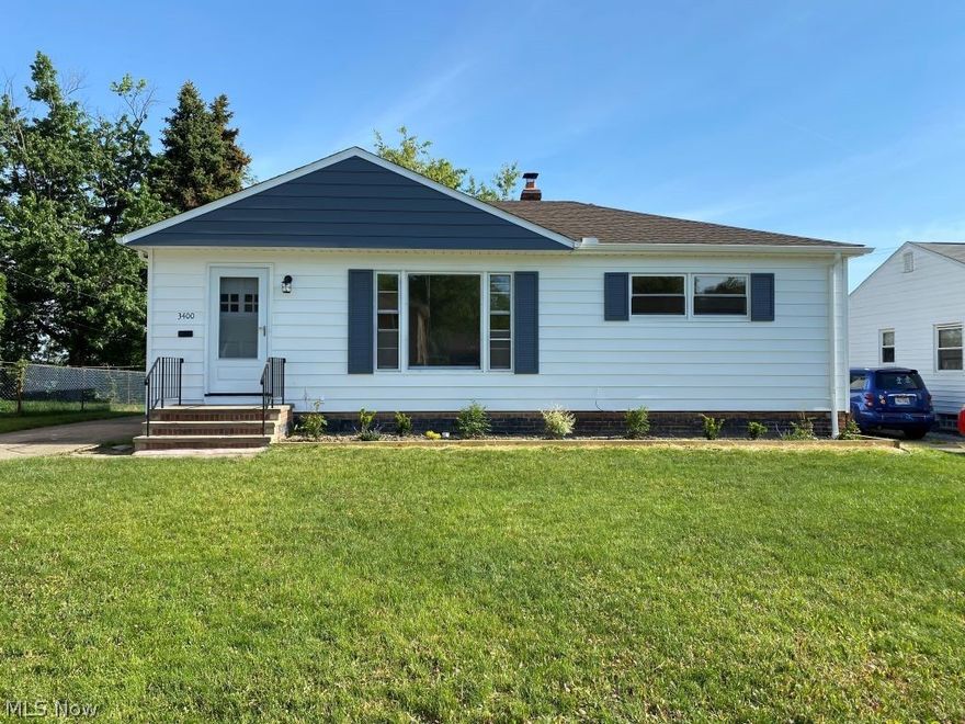 Great opportunity to own this wonderful Parma 3-bedroom, 2- full bath ranch style home with extensive remodeling. Ready for Immediate occupancy!!!  
Lovely eat in kitchen with new cabinets, counter tops, stainless-steel, dishwasher, microwave and sink. Convenient first floor Bathroom, newly added beautiful full bathroom in the basement. Gorgeous refinished hardwood flooring throughout and freshly painted interior.
Large finished recreation room with a fun and funky decorator fireplace! New electric panel box, wiring, plumbing, hot water tank, furnace, glass block windows and roof on the home. Owner has waterproofed 80% of the basement.  Large relaxing fenced in backyard only needs a front gate to make it completely enclosed. Plus 2 car detached garage that offers extra parking space, cute newly landscaped yard. Don’t miss out on this gem of a home!