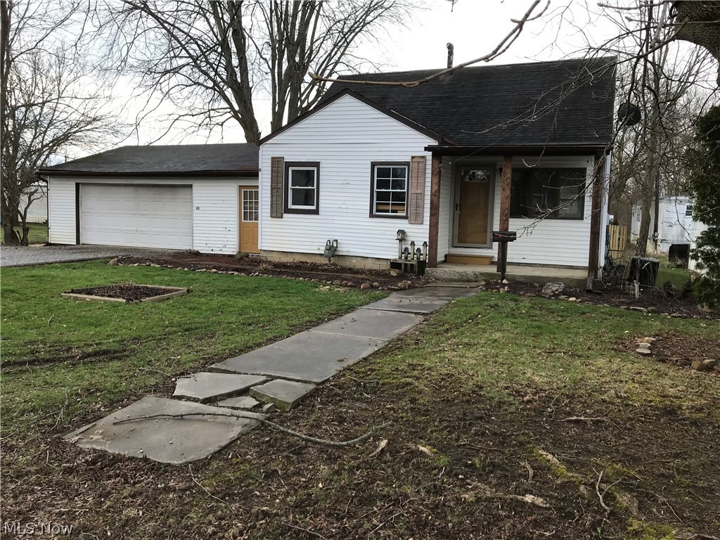 Nice cozy 2 or 3 bedroom home on a quiet dead end street. Most windows are updated, basement, 2 car attached garage with new door & nice sized back yard.