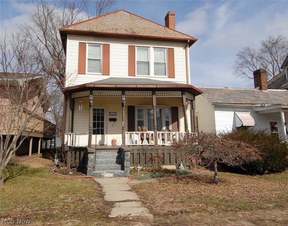 Two story home with 3 spacious bedrooms and 1 full bath. Full unfinished basement. Close to hospital and easy access to interstate 70. Three beautiful fireplaces. Gorgeous original woodwork, high ceilings and updated windows. Refrigerator, stove and washer and dryer stay with the home.