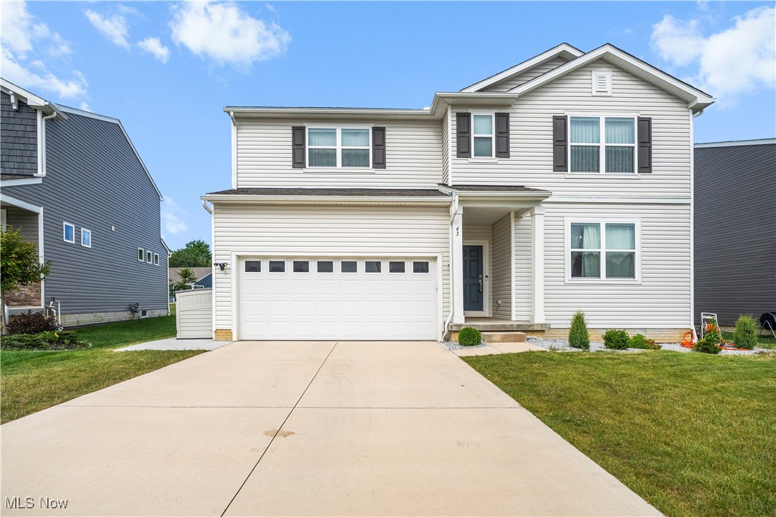 Experience refined living in this stunning, 2023-built residence in the highly sought-after Tallmadge Reserve. Offering 4 bedrooms, a private office, and 3.5 baths across 3,328 sqft plus 900 sqft of impeccably finished lower level space, this home blends modern elegance with thoughtful design.
Step through the front door and be greeted by 9-foot ceilings and expansive sightlines that create a sense of openness and grandeur. Luxury vinyl plank flooring spans the main living areas, leading you into the designer kitchen, appointed with quartz countertops, a sprawling island, and premium cabinetry—perfect for both intimate dinners and lavish entertaining.
Upstairs, the primary suite is a serene retreat featuring a spa-inspired ensuite with double quartz vanities, an oversized walk-in shower, and a spacious dressing closet. The second-floor laundry offers the ultimate in convenience.
The finished lower level is an entertainer’s dream with a full bath and flexible living space—ideal for a home theater, fitness studio, or guest quarters. Outside, a multi-level deck and patio create the perfect backdrop for al fresco dining and sunset gatherings.
Set within a vibrant, modern community and just minutes from local amenities, this home offers a rare opportunity to enjoy luxury new construction without the wait.
This is more than a home—it’s a statement of style and sophistication.