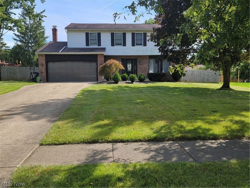Welcome to this beautiful  well maintained four bedroom two and half bath home, located in Cedar Estates in North Royalton.  This home is looking for someone to call it theirs. Come and enjoy the gas fire place located in the family room for those cooler months and privacy all around you in the backyard including a large flat deck space and a swing set for those warmer months. Plenty of parking in the two car attached garage, and ample space throughout the home, including mutiple updates, new carpet in 2022 in the partial finished basement, hot water tank 2021, dual co2 and smoke detectors 2022, new bathroom vanities and bathroom flooring  upstairs 2022, newer flooring in the living room and dining room done four years ago just to name a few. There is no HOA and there is no time to waste. Schedule your showing today. Make this home yours.