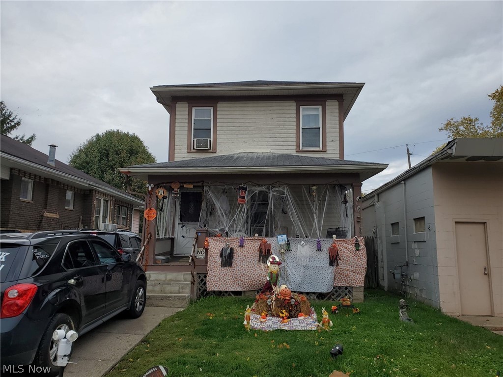 Two story single family home with second smaller home with road frontage on Dryden Rd. Currently being used as rental property but could live in one and rent the other to pay your mortgage. Second home is one story home with two bedrooms and full basement. Current tenants would like to stay if possible. Rent is $800 for both units.