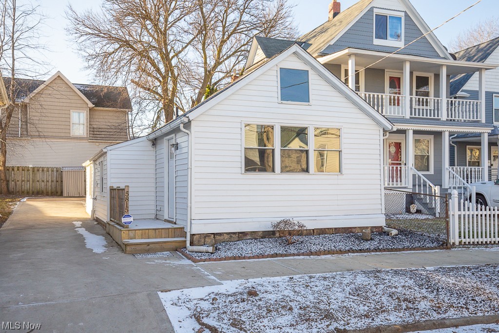 Welcome to your dream home! This charming 2-bedroom, 1-bathroom house is the perfect blend of cozy comfort, convenient single floor living and modern amenities. Ideal for first-time homebuyers, investors, and all buyers alike, this beautifully renovated property is ready to welcome you home.
Step inside to discover a fully remodeled kitchen, complete with a brand new stainless stove, microwave, and dishwasher. Soft-close cabinets, modern hardware, and plenty of brand new QUARTZ countertops provide ample space for all your culinary needs, while a sleek undermount sink with a new faucet adds an elegant touch. The open concept layout flows seamlessly from the kitchen to the welcoming living area, creating the ideal space for both everyday living and entertaining.
Indulge in a spa-like experience in the updated full bathroom, featuring a new tile surround, new vanity, new light fixtures and convenient washer and dryer hookups. The two bedrooms, one with a cozy loft, boast stylish new light fixtures, brand new carpet, and fresh interior paint throughout.
Rest easy knowing that with a brand new roof, new hot water heater, and new vinyl flooring, your new home is well-protected for years to come. The newer air conditioning system ensures a comfortable environment in the warmer months. Backyard includes a shed. Don't miss your chance to experience this move-in ready gem, conveniently located near all the amenities, including downtown Cleveland, highways, and more. Make this warm and welcoming house your new home today!