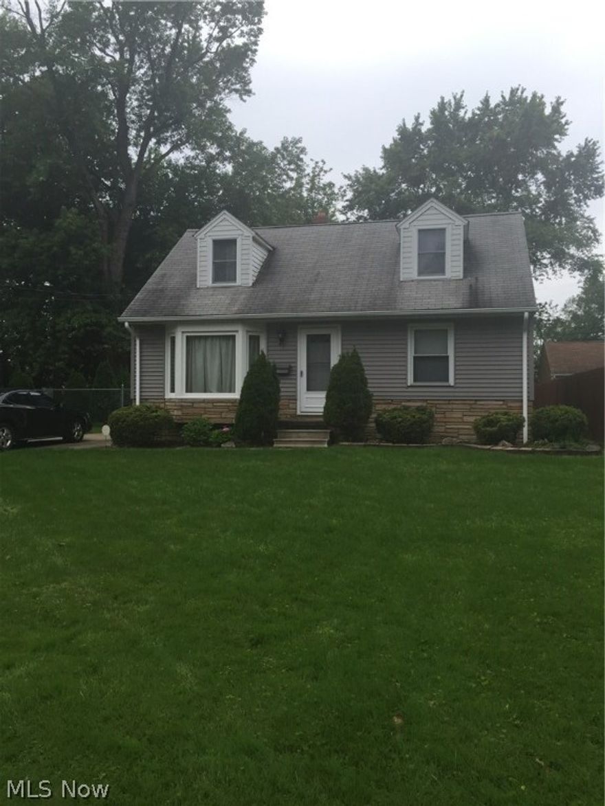 Move in ready 4 bedroom cape. Eat in kitchen has been updated. Lovely living room with bay window. Full basement features family room, tons of storage and bath. Updated siding and electric. Great central location.