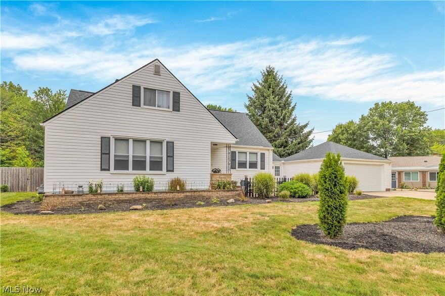 Meticulously maintained Westlake Cape Cod on over a 1/2 acre lot completely fenced in!!!  Don't miss the beautiful outdoor oasis both in the front and back yards.  This home shows pride in ownership with all of it's updates.  Over the past 3 years updates include:
Whole house electric; New sump pump and battery backup; Upstairs bathroom renovation; Carpet on second floor; Washer, Refrigerator, Dishwasher; New Windows (warranty); New roof 2024 (warranty); Landscaping; Backyard lighting; Privacy fencing; Finished Basement; Breezeway - new door, windows, and lights/fan; Blinds; Interior paint; Shutters; Keyless entry garage door opener; Lighting fixtures and ceiling fans; New roof on shed. This property has great curb appeal and it's location is within walking distance to the Lake.  Don't miss out on your chance to own this beauty!!!