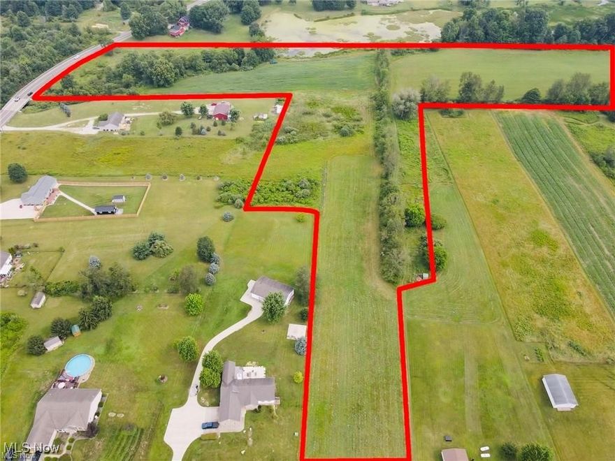 The Land you've been waiting for!! At a little over 16 Acres, you'll have plenty of room to build your dream home or just be creative and have fun. This property has a stream leading into a pond and a lake at the north end of the property. The property can also be used for farming. Contact your favorite Realtor and check out this amazing opportunity before its to late!