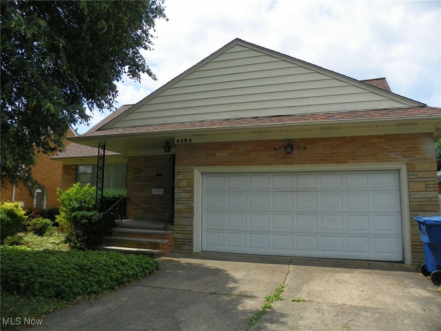 Solid Brick Cape Cod ! * 3 Bedrooms and 2 Full Bathrooms * Inviting foyer area with slate flooring and a closet for convenience * Huge Living Room with a decorative fireplace, large front window and built in bookcase * Lovely Formal Dining Room * Sun Room off the Dining Room with a bay window and access to the fenced in backyard * Spacious Eat in Kitchen with updated cabinetry and appliances that remain * Master Bedroom located on the first floor, off of the Kitchen and has a Full Bathroom attached * Second floor includes 2 Bedrooms, another Full Bathroom and multiple closets, including a ceder closet * Basement Recreation Room, glass block windows, tons of storage, WBFP, and a laundry area (washer/dryer stay with the home) * Most windows have been updated * Hardwood floors under the carpet * Newer HWT * Newer garage door * Attic space in the garage with ladder * Fenced backyard * New Roof (2022) * 220 line in the Basement * Great location ! Tons of Room in this house * With a little updating, this home can be amazing !!