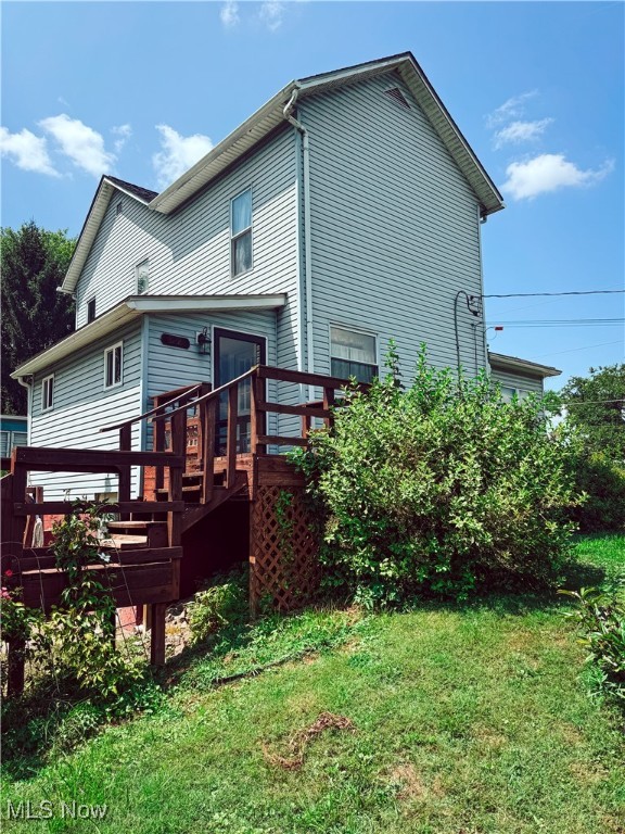 Looking for a large budget friendly home on a FLAT private lot? This is for you! This three bedroom home features first floor laundry, bathroom, and bedroom in addition to a large eat in kitchen, dining room, and spacious living room. The second floor features two additional bedrooms and a half bath. Outside you find plenty of space for gardening, pets and kids to play, or just a quiet oasis after a long day. There is an additional home on the property that is currently used for storage- but with some TLC you could have a second home all for the price of one! Whether you are looking for a new investment for your portfolio or a budget friendly home - this one could be the perfect fit! Schedule your showing today!