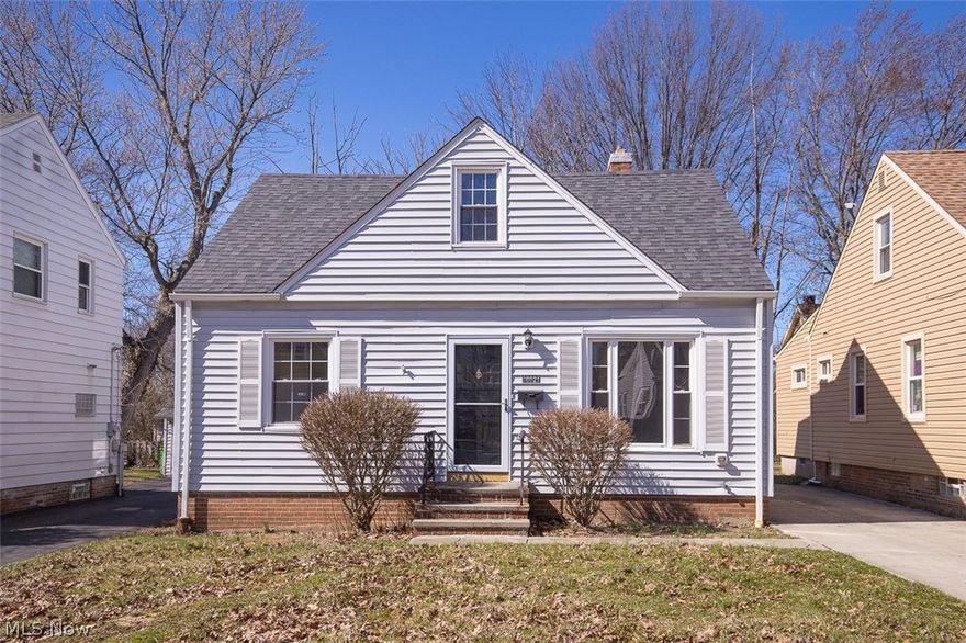 Come see this beautifully remodeled 3 bedroom, 2.5 bath bungalow home. The first floor features a updated eat-in kitchen, with stone countertops, stainless steal appliances, and LVT flooring.  It also features 2 bedrooms, a formal living room, and a full bath.  The second floor features the primary bedroom with full bath, newer carpet, bonus area, and additional storage.  Both full baths have been remodeled and feature ceramic tile showers, and LVT flooring. The lower level features a finished recroom with nature stone flooring, half bath, laundry/utility room, work room, additional storage, and glass block windows. This property has been freshly painted throughout and also features newer windows, A/C, a newer rear deck, and a 1.5 car garage with opener.  All appliances and home warranty are included.  Property will be City of Euclid compliant prior to closing.  Schedule your appointment today!!!