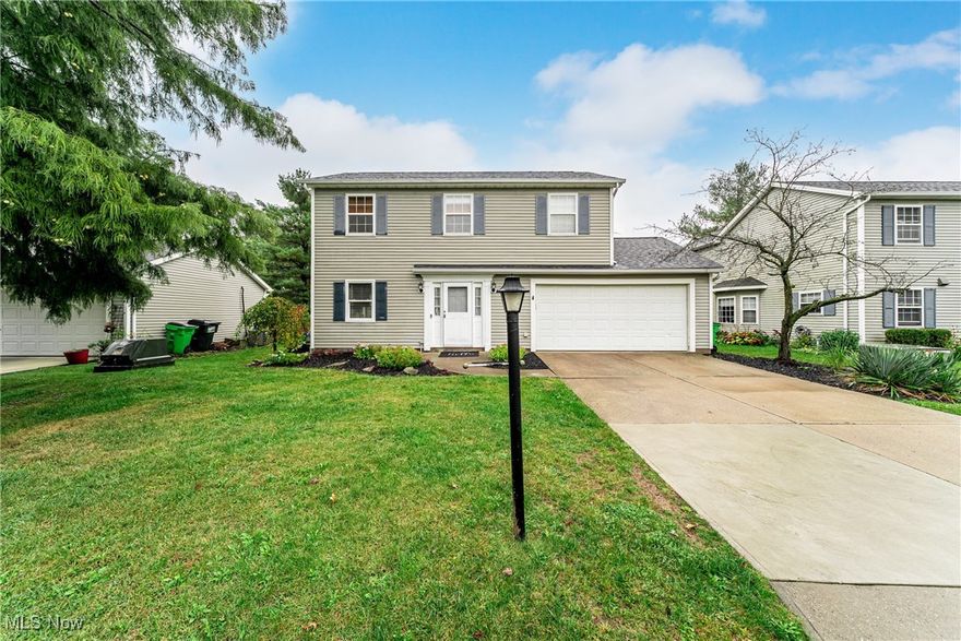 If you've been looking for a high-ranking and regal home that commands your attention from the very outset, it’s time to salute the Commodore…3886 Commodore Cove, that is!!  This captivating colonial on the Aurora Shores waterfront (canal front) boasts three brilliant bedrooms, three beautiful bathrooms, and a host of fetching features.  From the moment you enter the property, you’ll be enamored with the open floor plan and luscious living room.  You’ll marvel at the fantastic flooring underfoot and the inviting fireplace.  You’ll love the dining area that flows into the kitchen, where you’ll grow hungry for its custom cabinetry, dazzling counters, amazing appliances, and breakfast bar.  Don’t forget about the half-bath and the convenience of the first-floor  laundry as well!! You’ll adore the magnificent bedrooms (and two full bathrooms) upstairs, and, out back, you’ll be enthralled with the perfect patio and spacious yard.  With a vibrant neighborhood that boasts two soft sand beaches, two pools, two playground facilities, tennis/pickleball courts, basketball courts, volleyball courts, a baseball diamond, a marina, a party center, and more, there’s only one question to ask:  When are you coming “home”?