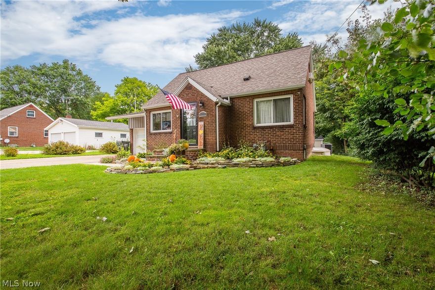 Exceptional quality remodel in this 3 bed 2 full bath Canton South Brick Bungalow. You’ll find so many upgrades that you won’t be able to count them all! 
The front entrance takes you into the family room where you will find new laminate flooring that flows throughout the main level. Prepare your favorite meals in the kitchen featuring Birch stained glazed custom cabinetry, stainless steel appliances, a granite top island, and a pantry with a sliding barn door. Just off of the kitchen, you will find a dinette with double doors leading to the spacious backyard. The cozy family room off of the dinette features a fireplace with built-in shelves on each side and a vaulted ceiling. The first floor also offers a bedroom with a walk-in closet and access to the full bathroom with a custom tile shower, and a granite top double vanity with ORB fixtures. Bedroom #2 on the second floor has custom built-in beds and shelves, a perfect place for a kid's room or playroom. In the finished lower level