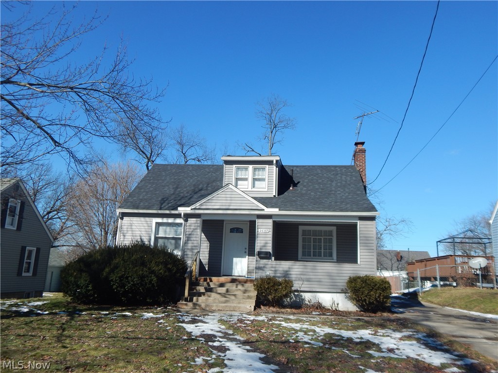 Welcome to the updated Cape Cod in Ellet's finest. Large rear yard, updated interior paint, flooring and newer kitchen.
Large formal dining for all your entertainment. Living area features fireplace and newer LPV flooring. Updated baths and much more.
Full size basement, waterproof with sump pump. Newer roof and siding for low maintenance exterior.
Enjoy the front porch, walking distance to school and parks.