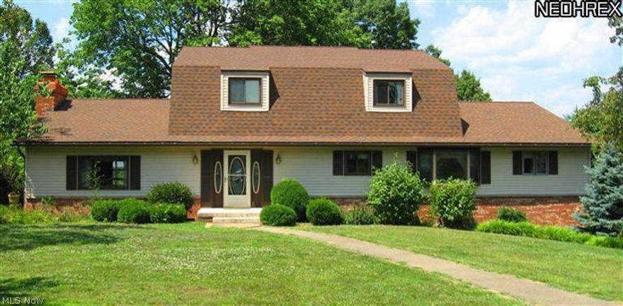 Huge, 4,600sf home offered all inclusively with furnishings and maintenance and utilities paid.  The home is large enough to handle multiple tenants comfortable with 3 to 4 bedrooms and 3.5 baths including a deluxe master suite.  Additional full, finished, walk-out basement, 2 car garage, plenty of paved parking and a 30x60 Morton building.  The country setting overlooks 2 ponds and borders Salt Fork State Park perfectly located on SR22 east of Cambridge. This home will be available after April 1st 2014.