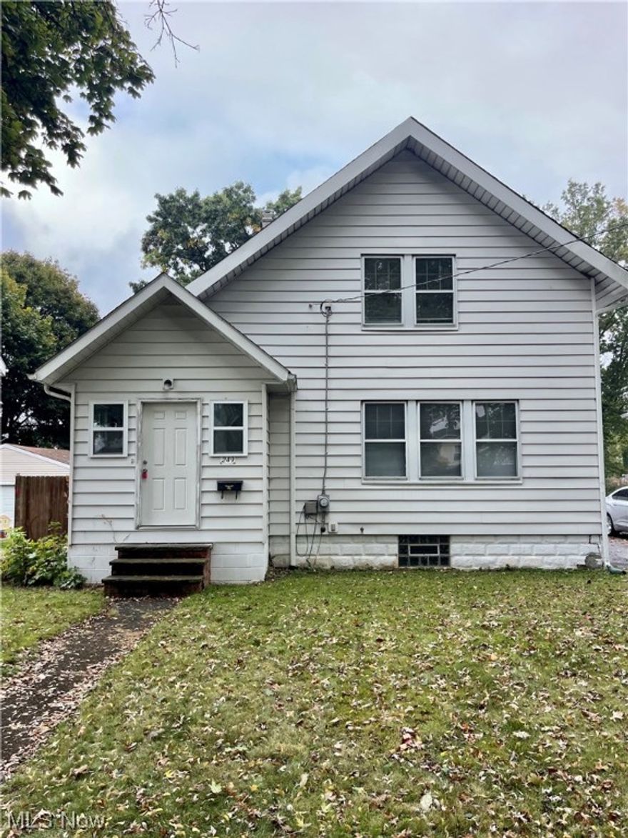 Off the beaten path, this cozy 1029 square-foot, 3-bedroom colonial offers numerous amenities inside and out. Situated on a quiet street within walking distance of Goodyear Heights Metro Park, the house features central air, a paved driveway leading to a two-car detached garage with glass block windows, and a private, partially fenced backyard. Enter through the front door and you're welcomed by a private, carpeted sunroom that leads to a spacious living area. Both the living room and dining room feature lovely hardwood floors and oak woodwork and drop down ceiling for noise reduction. The sunny kitchen has plenty of newer cabinets, in addition to a newer gas stove and refrigerator and a moveable butcher's block stand for the microwave. Upstairs, the roomy bedrooms provide plenty of closet space, with the largest bedroom featuring a walk-in closet with convenient storage shelves. The updated second floor bath offers a tub with shower. The full basement comes with washer and dryer and has glass-block windows. 
Qualifications include:
• monthly income must be 3 x monthly rent
• no evictions in past 5 years
• 600+ credit score
• clear criminal history
Single Family Home Rentals require an additional water security deposit. All applicants must submit to our company background check, with a nonrefundable fee per adult. All properties are NONSMOKING. Rental insurance is required. Serious inquiries should call
