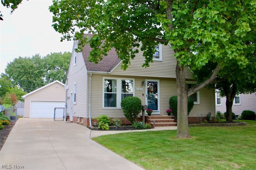 Welcome to this beautiful well maintained Three Bedroom Bungalow that has two full baths and one-half bath. Newer two and a half car garage in 2002 along with a newer driveway.  
Beautiful lot with a totally fenced in yard and a nice deck off the kitchen with sliding glass doors, perfect for entertaining. Inside, gorgeous hardwood floors welcome you into the living room. The first-floor bath has been totally remodeled (Sept, 2022). Step into the kitchen with upgraded granite counters, beautiful back splash, new plank flooring, stainless appliances.  Upstairs you will find a spacious master with 2 closets and extra storage space. Newer hot water tank (2020) The basement recreation room has tiled floors and a newer full bath.   It truly is a must see!
Will be City point of sale compliant.