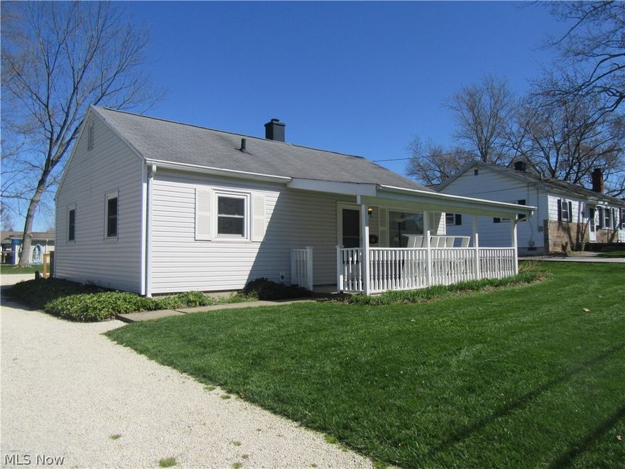 Easy living begins here.  This home is a perfect condo alternative.  Well maintained 3 bedroom ranch that has newer windows and siding. Roof is approx. 10 yrs. old. The laundry room is almost the size of a one car so there is tons of easy storage.  There is a nice size one car attached garage too.   The yard is plenty big for a football or soccer game or just relaxing and enjoying the day or evening. Or if you prefer, there is a nice covered porch up front.  Home is being sold in an "as is" condition and seller will not make any repairs should any be needed.