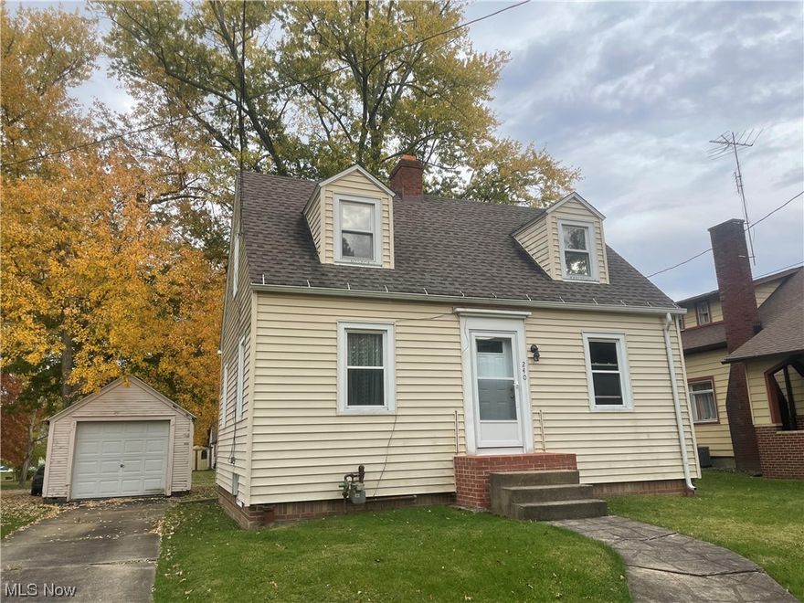 Take a good look at this affordable, cute-as-a-button 2 BR Orrville Bungalow!  Adorned with beautiful, original hardwood floors, a few cosmetic touches of choice will transform this into a fabulous home for the lucky Buyer.  The updated, sizeable Living Room features an attractive Fireplace, newer carpet and useful, well placed built-ins while the Dining Room flanks the Kitchen and also provides a vintage corner built-in! The Living Room as well as Dining Room both have the same original hardwood flooring as the Bedrooms hidden beneath the carpet. Speaking of Kitchen, this one has views to the peaceful back yard and has loads of potential to make it as beautiful as you like!  Once upstairs, you will surely be pleased with the condition as well as the attractiveness of the hardwood flooring in the Bedrooms, both of which have wonderful character.  For your outdoors relaxation, the covered back patio hits the spot!  Overall, this is a fantastic home that will not last long!