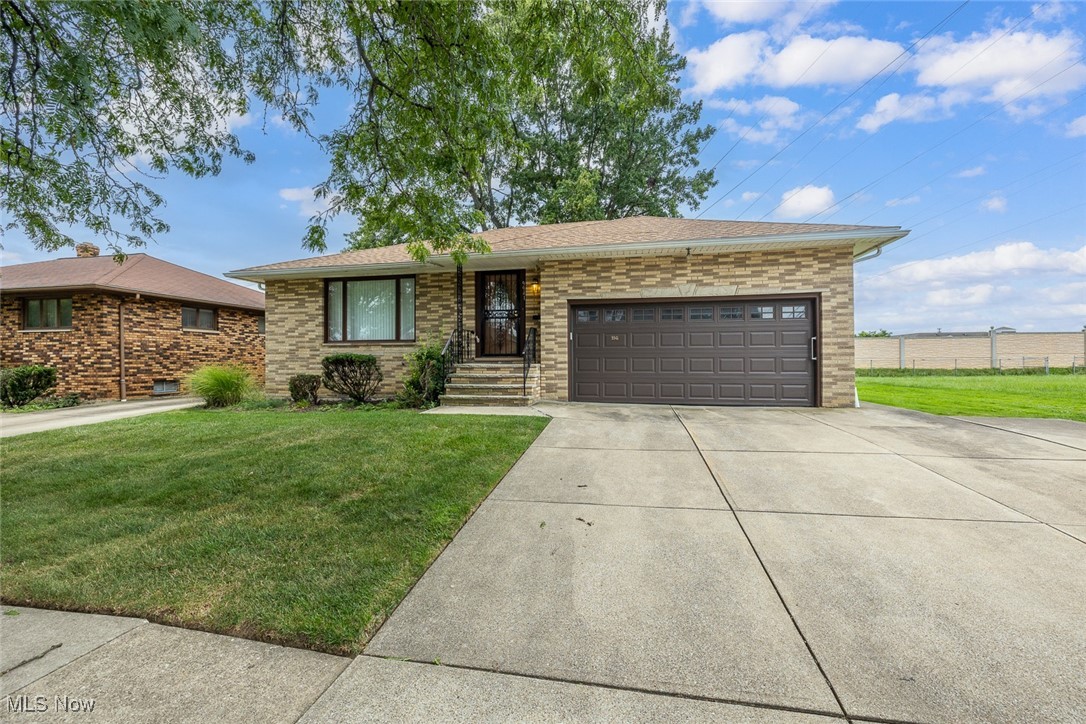Sprawling Brick Ranch * 3 beds 2 1/2 baths * full finished basement * Foyer with ceramic tile floor and dry bar area * Formal living and Dining room with cove ceilings * Family room with patio doors to concrete patio, 1/2 bath and attached garage access * Eat-in kitchen with ceramic tile floor, storage counter divide to dining room, large pantry and all appliances * Master bedroom has double closets * Remodeled main bath with large vanity and shower enclosure * Hardwood floors under carpet in Living room, Dining room and Bedrooms * 13 course basement makes for tall ceilings in the large finished basement with rec room w/built in shelves, LVT tile throughout, bar, office or 4th bedroom & double closets, workshop, full bath with shower, storage area, double laundry sink, glass block windows, washer and freezer stay * 2 tube lights (kitchen and main bath) * 2 car attached garage * storage shed * Furnace and Central Air 2019 * Circuit breaker box 2022 * Roof 2019 * Furnace humidifier 2021 * Garage opener 2021 * Built new by owner * Must see today