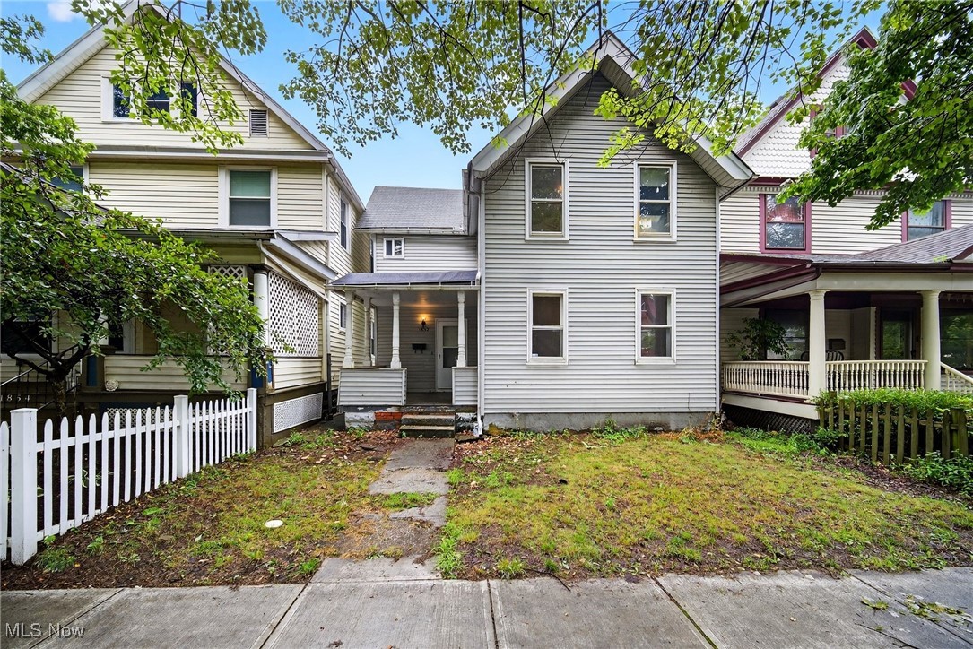 Opportunity is Knocking in Ohio City! This Home is in a Highly Sought After Neighborhood Between Franklin and Lorain with Quick Access to ALL the Offerings that Make Ohio City the Hot Spot that it is! Parking Doesn't Have to be a Challenge Here! The Alley Behind the Home Provides Access to the Rear of the Property where a Garage can be Built and/or Private Off-Street Parking can be had! The Quaint Lot Offers Enough Space for a Beautiful Courtyard while Remaining Easy to Maintain! The Interior Offers Massive Potential with High Ceilings, a Huge Kitchen with Pantry Closet and Unfinished Space on the Second Floor that is Begging to be Added to the Square Footage of the Home! Renovation Designs for the First Floor Envision a Wide Open Floor Plan with Generous Room Sizes Throughout. Keep the Smaller 1st Level Bedroom as an Office or Open it to the Rest - French Doors into this Room Could Offer the Best of Both Worlds. Renovations on the Second Level Could Include the Addition of another Bathroom and Creation of an Owner's Suite by Tapping the Potential of the Unfinished Area! The Furnace is from 2013 and the Water Tank was Installed in 2023. Outside of the Immediate Repair to the Bathroom, this Home is Fully Functional and Served as a Peaceful Home to the Seller for Many Years! Now, Ready for the Next Owner; Will it be an Experienced Investor or a Savvy Independent Buyer who has been Waiting for the Opportunity to Stake their Claim in a Neighborhood that Regularly Sees Values (at least) at 2x the Asking Price of this Home!? With the Ability to Consider a Major or Minor Renovation, this Home Offers Flexibility Paired with an Amazing Opportunity to Anyone Positioned to Act Now.