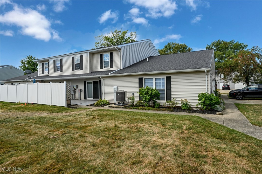 Welcome to this beautifully maintained condo located in the heart of Mentor, in the desirable Independence Place community. This move-in-ready home features a spacious first-floor plan including a main level primary bedroom with a stunning full bath. Upstairs offers two additional bedrooms and another full bathroom perfect for guests, family, or a home office. This condo boasts nearly new appliances throughout, and major upgrades including a new roof, air conditioning, and furnace were completed in 2022. Residents enjoy access to fantastic amenities such as a playground, pool, a newly renovated clubhouse, and a basketball court, all within a quiet, well-kept neighborhood close to shopping, dining, and major highways. This property offers the ideal blend of comfort, convenience, and modern living. Don't miss your chance to own this gem, schedule your showing today before it's gone!!!