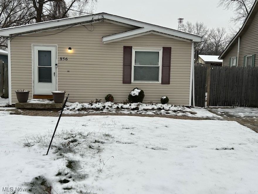 This beautifully maintained home is back on the market due to the previous buyer's inability to secure financing. This was through no fault of the seller and not related to any aspect of the home's condition, inspection results, or appraised value. The property remains in excellent condition and ready for its new owners. We welcome all qualified buyers to schedule a showing. Welcome to 856 Beech Ave! Freshly painted, this charming 3-bedroom, 1-bath ranch offers easy one-floor living in a quiet, established neighborhood. A bright living room opens to an eat-in kitchen with ample counter space and cabinetry. Three comfortable bedrooms, laundry room, and a full bath complete the plan. Outside, enjoy a fenced backyard with an above-ground pool. Just a short drive to Lake Erie’s shoreline, marinas, beaches, and waterfront parks, and convenient to local parks, schools, and shopping. Selling AS IS; seller will make no repairs. Don’t miss your chance to call this cozy ranch home! (Seller is highly motivated.)