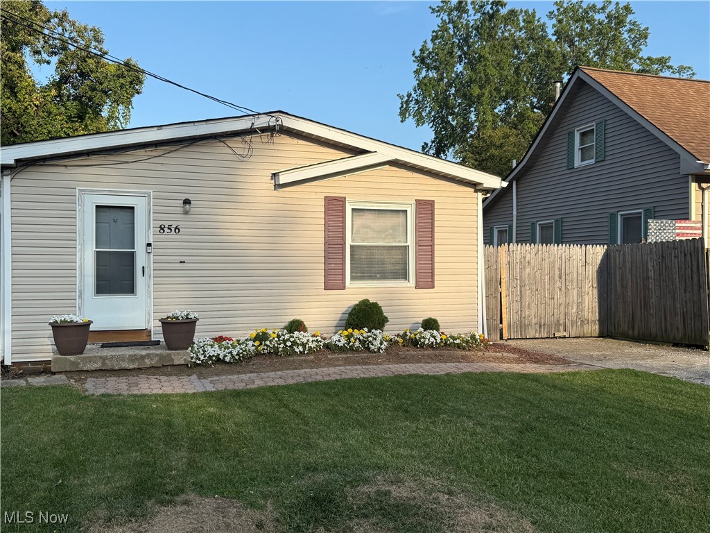 Welcome to 856 Beech Ave! Freshly painted, this charming 3-bedroom, 1-bath ranch offers easy one-floor living in a quiet, established neighborhood. A bright living room opens to an eat-in kitchen with ample counter space and cabinetry. Three comfortable bedrooms, laundry room, and a full bath complete the plan. Outside, enjoy a fenced backyard with an above-ground pool. Just a short drive to Lake Erie’s shoreline, marinas, beaches, and waterfront parks, and convenient to local parks, schools, and shopping. Selling AS IS; seller will make no repairs. Don’t miss your chance to call this cozy ranch home! (Seller is highly motivated.)