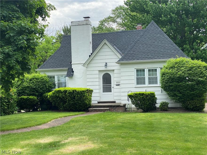 Location, Location, Location -   conveniently located to the airport, shopping, dining and entertainment!  This ranch home features a large living room,  formal dining room, eat in kitchen with oven/range, refrigerator, dishwasher and disposal,  2 spacious bedrooms, 2 full baths,  beautiful hardwood floors, sun room, recreation room in the lower level with extra space for a play or computer area, 2 c garage with openers and a large back yard which would be great for family fun and entertaining.  Additional information;  glass block windows, replacement windows 2003, shingles 2014 &  sewer line 2007.  One year home warranty provided by the seller for your peace of mind.