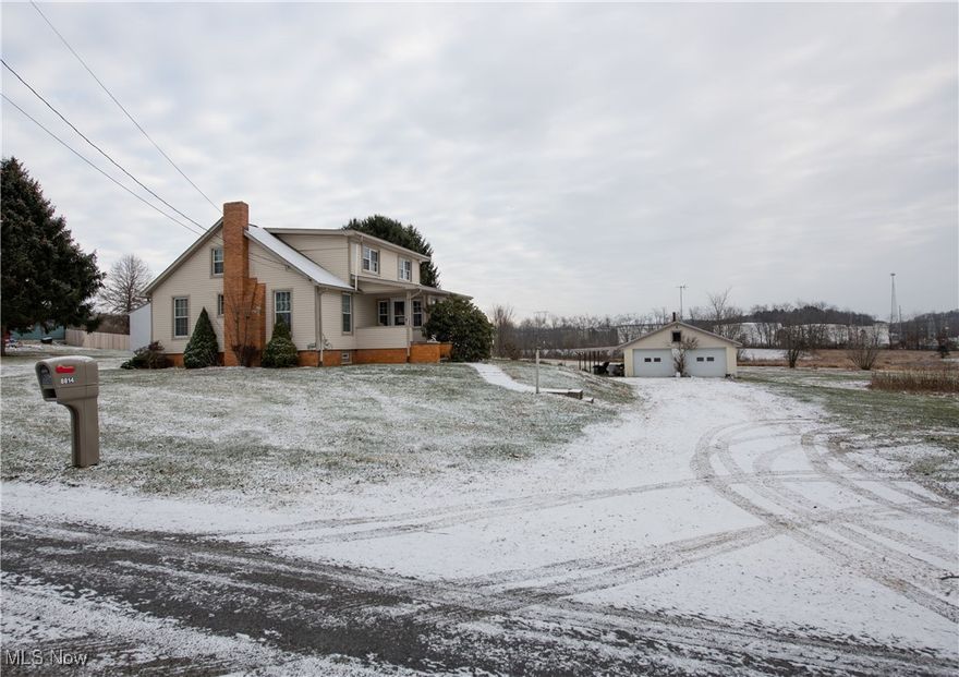 Settled on 2 acres, this inviting bungalow blends comfort and functionality. The property includes a spacious 40x60 barn, a two-car garage, and a well-maintained yard with a garden area. Inside, the home offers three bedrooms and one bathroom. Two bedrooms are located on the first floor, while the second floor features a large bedroom with extra storage space. The layout provides plenty of storage throughout. The covered back deck is perfect for relaxing or entertaining. With its large barn, two-car garage, and expansive yard, this property offers the ideal mix of rural living and easy access to local amenities, all within the highly sought-after Sandy Valley School District. See this home in person, schedule your showing today!