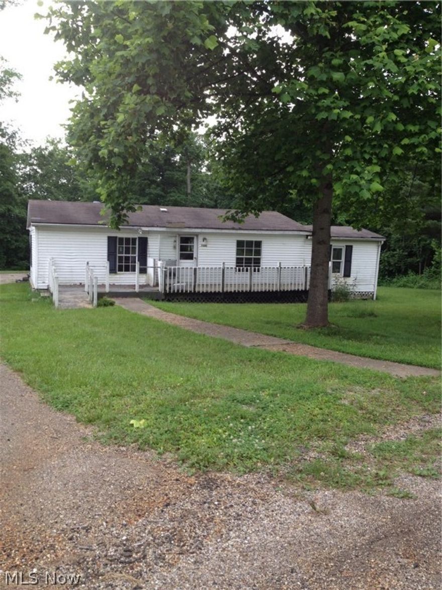 Motivated Seller !!  Beautiful lot 3.86 acres at the end of Meadow View drive on a  cul de sac, Property borders Dillon Wildlife Area, Oil royalties will transfer to buyer.  Great Hunting  Property has many fruit  trees, blackberry and raspberry bushes.  Perfect building site in the Tri-Valley School District to build your dream home. There is a double wide in need of repair currently on the property.  Over sized Garage 33x20.  Private well and septic, gas and electric on property, Buyer will be responsible for any and all inspections.  Property is being sold as is. All mineral and oil rights will transfer with the property, Free gas is available upon tap fee and as long as it lasts.  Seller is related to agent.