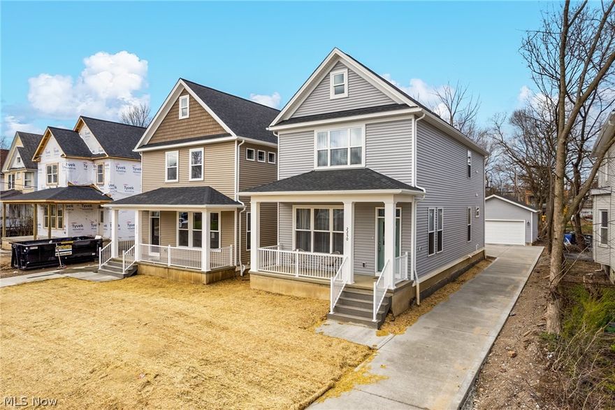 2250 E 100th BRAND NEW CONSTRUCTION Available in April! Just steps from major hospital systems' main campuses. Embrace the luxury of a newly constructed home for rent, nestled in the highly convenient Fairfax neighborhood of Cleveland just ONE block from major hospital systems! With its close proximity to the Cleveland Clinic Main Campus, this spacious and well-designed residence makes it an ideal home for medical professionals or anyone seeking close access to world-class healthcare facilities. Additionally, the nearby Opportunity Corridor provides effortless connections to downtown Cleveland, University Circle, and the region's major highways. Open concept floorplan and beautiful luxury vinyl plank floors. Tremendously high ceilings! Generously sized closets in each bedroom offer abundant storage space for your belongings. A two-car garage ensures secure parking and additional storage options for your convenience. Unpack your bags and move right into this stylish home! Be the FIRST to reside in this exceptional property and experience the best of Cleveland's Fairfax neighborhood. Footsteps to both a beautiful brand-new grocery store as well as main campus for multiple hospital systems! Other similar properties coming available soon as soon as construction is completed! Starting from 3k for 3-4 bedrooms with options of unfurnished or furnished, finished basement or unfinished basement.  Schedule a viewing today!