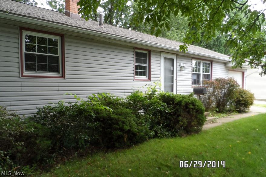 Nice ranch with lots of potential in Perry township. Spacious living room and kitchen, three bedrooms and one full bath. Basement access is through the garage. Basement is partially finished. Sold as-is. Buyer to verify all information. Equal Opportunity Housing. Cash or Rehab financing only-- electric needs updating. Owner occupant period starts 7/6/14