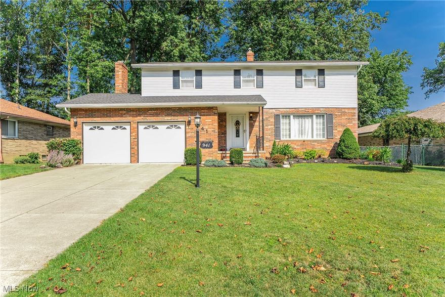 **OPEN HOUSE Saturday 10/18/25 12:00-2:00PM** Welcome to 941 Meadview Drive in the desirable community of Seven Hills! This beautifully maintained 4-bedroom, 2.5-bath home offers the perfect blend of comfort, style, and functionality.

Step inside to find rich hardwood floors flowing throughout the main living spaces. The updated kitchen features elegant Antico Blanco granite countertops, newer appliances, and abundant storage—perfect for both everyday living and entertaining. A screened-in three seasons room extends your living space, providing the ideal spot to enjoy morning coffee or take in the seasons year-round.

Upstairs, the spacious primary suite boasts a walk-in closet and a private walk-out porch, creating a true retreat. Three additional bedrooms offer plenty of flexibility for family, guests, or a home office. All bathrooms have been tastefully updated, adding comfort and modern style.

The fenced-in yard provides privacy and room for outdoor gatherings, pets, or gardening, while the extra-wide driveway offers plenty of parking. The basement was professionally waterproofed in 2013, giving peace of mind for years to come. With 2.5 baths—including a beautifully appointed en-suite in the primary suite—this home combines comfort and convenience throughout.

Perfectly located just 15 minutes from downtown Cleveland, this home offers both suburban tranquility and easy city access. A premium home warranty is included with the purchase, making this property truly move-in ready.

Nestled in a sought-after neighborhood, 941 Meadview Drive offers charm, updates, and location all in one. Don’t miss your chance to make this wonderful home your own!
