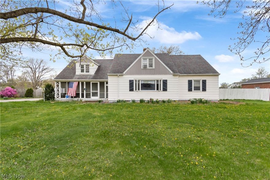 Welcome to 718 Gulf Rd located in Elyria near restaurants and amenities. This 5 bedroom, 2 full bathroom home has plenty of space inside and out! Upon entering you are welcomed by an enclosed porch and a spacious living room with a large picture window and a beautiful fireplace. The formal dining room with charming builtins leads to the kitchen that has an abundance of cabinet and countertop space. Down the hall you will find your first bedroom, a full bathroom, and laundry room. Upstairs there is an additional full bathroom, 4 bedrooms, and multiple closets for all of your storage needs. The large backyard has a concrete patio and shed for outdoor storage. Schedule your showing today!