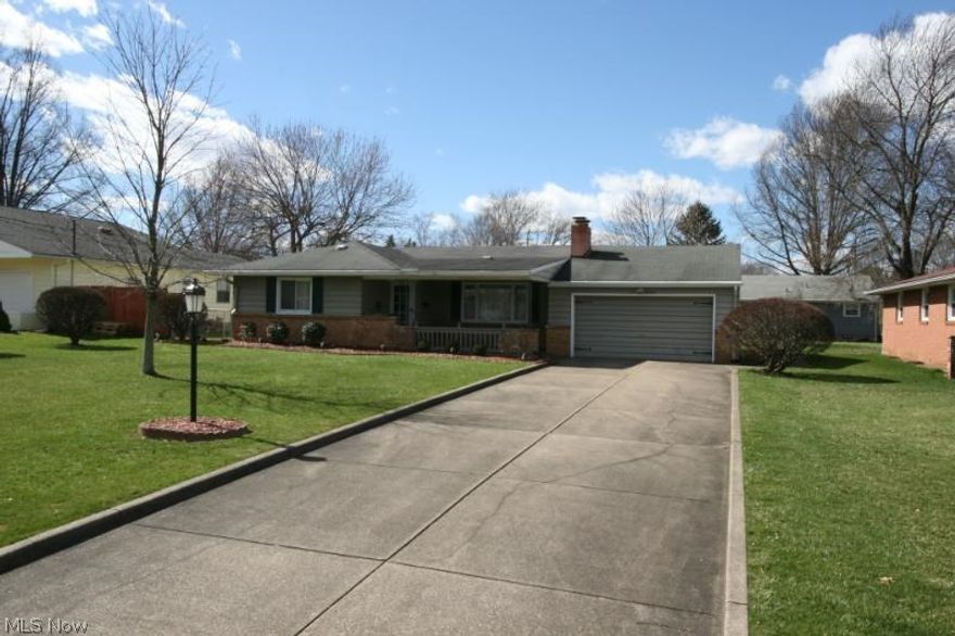 Super clean and move right it!  Not only does this 3-bedroom, 2 full bath ranch have excellent curb appeal, the inside is extra spacious and cared for from day one by it's original owner!  Beautiful hardwood floors adorn all floors underneath all carpets (except the newer family room in the rear of the house.)  Formal entry from the from the nice covered front porch, into a large living room with fireplace, on thru to the dining room and kitchen, with all appliances staying. The rear of the home offers a delightful family room and down a step to a wonderful 3-season sun room with a gas heater, out to a patio and built-in barbecue!  Across the family room is the second bedroom (if the one family member requires some privacy from the other bedrooms). The other side of the house offers a pristine ceramic bath, nice size master suite with a full en-suite bath, then off that bedroom, down the hall to the third bedroom. The basement is super clean and dry, with newer HVAC.  Partial waterproo