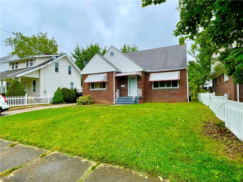 Wow! Welcome to this well maintained 3 bedroom 2 bath home in Akron. The owners recently freshly painted in neutral colors throughout the entire house. The main floor features a living room that is open to the dining area with an abundance of natural lights. The home has one level with minimal steps. There a a "multi" purpose room that can be used as another bedroom, office, den or what your preference may be. There is another full bathroom, storage and the laundry area is enclosed. There are newer replacement windows and fairly young roof. This home is close to shopping, dining, medical and more. Take action now! This won't lasts long!