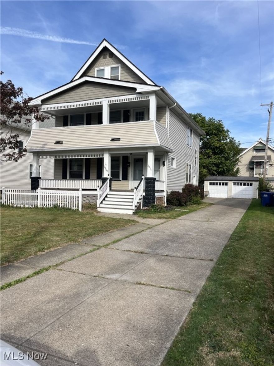 Welcome to this charming multi-family home located at 2209 Woodward Avenue .  This is a great street and quiet area 2,800 square feet, 1st floor has a charming  quaint space 2 bedrooms offers great rent for  a professional single or couple for comfortable living. Fully fenced in yard … great for dogs. And plenty of parking with garage and garage door opener. Second floor is much bigger and includes a large attached cathedral ceiling 3rd floor with additional room and  bathroom. Both units are empty so new owner can live in either unit and rent other Situated on a generous lot size of 0.2 acres, this property offers plenty of outdoor space for gardening, entertaining, or simply enjoying the fresh air. The location of this home is ideal, with easy access to nearby amenities such as parks, schools, shopping, and dining. Overall, 2209 Woodward Avenue is a delightful property with a rich history and endless possibilities for its new owners. Whether you are looking for a spacious family home or a lucrative investment property, this home has everything you need and more. Don't miss your chance to own a piece of Lakewood history with this beautiful multi-family home.