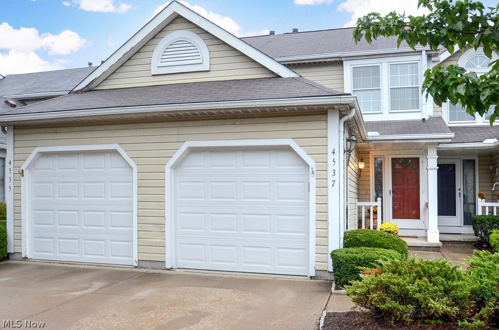 Awesome move-in ready 2 bedrm, 1.5 bath Puritas Park Townhouse w/attached garage conveniently located near 480, Hopkins airport, Cleveland Metro Parks & just a short drive to Kamm's Corners. Your first floor features an open foyer, powder rm, galley kitchen w/appliances and a bright & airy living rm which leads to a slider out to your private patio which is perfect for relaxing & entertaining. Upstairs is 2 ample sized bedrms w/large closets & full bath. The lower level contains a rec rm & laundry area and is plumbed for a third bath. Recent improvements include windows, furnace & A/C. Schedule your appointment today!
