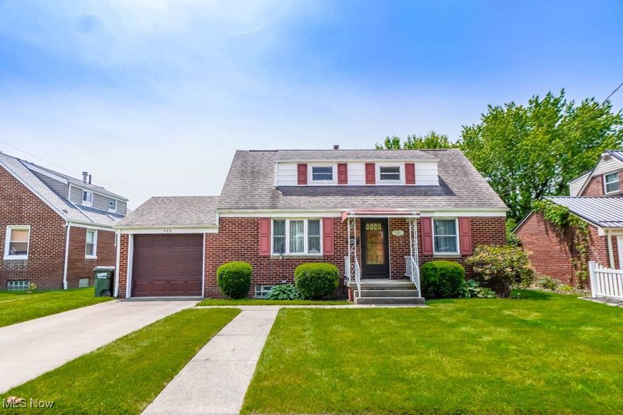 With just a few updates, this all brick cape could be the perfect place to call home! The living room offers a large picture window that lets in plenty of natural light, and the eat-in kitchen comes fully equipped and connects right to the attached garage. Two bedrooms and a full bath are on the main level, while upstairs you’ll find a comfortable sitting area, a third bedroom, and a handy half bath. Step outside to a fully fenced backyard with a gazebo, great for relaxing or spending time with friends and family. All of this in a great North Canton location close to everything you need. Call today!