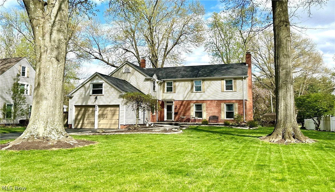 Overlooking the 15th hole of the Trumbull Country Club, this stunning open concept home is sure to please! A spacious great room with cozy fireplace, built-ins and crown moulding is the perfect place to spend time with loved ones after enjoying delicious meals prepared in the gourmet kitchen featuring high end finishes including a built-in wall oven, Samsung smart refrigerator, metal cabinets, stainless steel countertops, tile backsplash and more! Do you like to entertain? Wow, the dining room can handle quite a crowd! And adjacent to the dining room is a wet bar/ butler's pantry and a half bath. Rounding out the main floor is a four season sunroom with golf course views that opens up to a huge 30 foot raised brick patio for those lazy summer bar-b-ques. Upstairs the main bedroom has it's own bath, built-in ironing board and 3 closets to accommodate your wardrobe needs. The main bath is where you'll find the convenient laundry chute! Three additional large bedrooms all with unique features, professional built-ins, plus a bonus room that could serve as a 5th bedroom or tv/gaming room and has it's own dual zoned climate system complete the second floor. Downstairs, the recreation room with LVT flooring offers lots of options. Roof, furnace and mechanicals are all newer and the quality you would expect in this fine home. Don't delay! You just may want to make 870 Fairway Drive your new address!