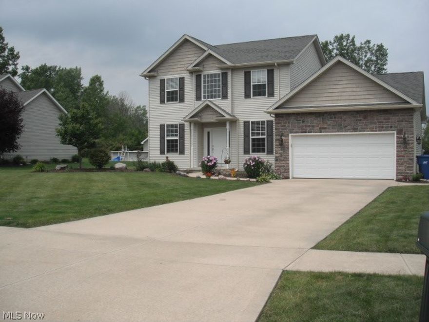 Enter into two story foyer that follows through to a really nice, well cared for home. Master bedroom with indirect lighting and full private bath equipped with jetted tub. Two additional bedrooms up and fourth bedroom on main level with private bath. Great room has gas fireplace and is adjacent to the well appointed kitchen with all appliances. Sliders lead to rear patio, upground pool and spacious yard. This home was custom built to combine family living with a place to entertain friends and family. Large -almost half acre yard with deer roaming through the area and plenty of peace and quiet. Two car attached garage and lots of storage area tops off this great buy.  Not a short sale or bank owned so no waiting around for an answer and no worries with the home warranty on this property! Close to major highway access but very countryfied!  Approximately 1200 sq. ft. of finished living area in lower level with added escape window.