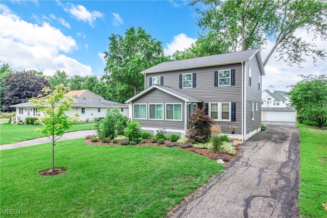 Charming Rebuilt Colonial Across from Springdale Golf Course. This beautifully rebuilt 3-bedroom, 2-full bath Colonial offers the perfect blend of modern comfort and timeless charm. Fully reconstructed in 2023 after a windstorm, the home features all-new mechanicals, new siding, roof, and nearly all new windows for peace of mind and energy efficiency. Over 400 sq ft of thoughtfully designed living space were added, including a luxurious new primary suite with a spacious walk-in closet and elegant ensuite bath. Inside, you'll find fresh paint and durable luxury vinyl plank flooring throughout. The kitchen is cute and tidy, featuring open floating shelves and a functional layout. Step outside to enjoy the professionally landscaped yard, patio, and cozy fire pit—ideal for relaxing or entertaining. A rare find, the oversized 3-car garage includes a built-in compressor, perfect for hobbyists or extra storage needs. Located on a quiet, picturesque street directly across from Springdale Golf Course, this home also includes 3 years remaining on a limited home warranty through Trident Restoration.
Don't miss this move-in-ready gem with high-end updates and a fantastic location!