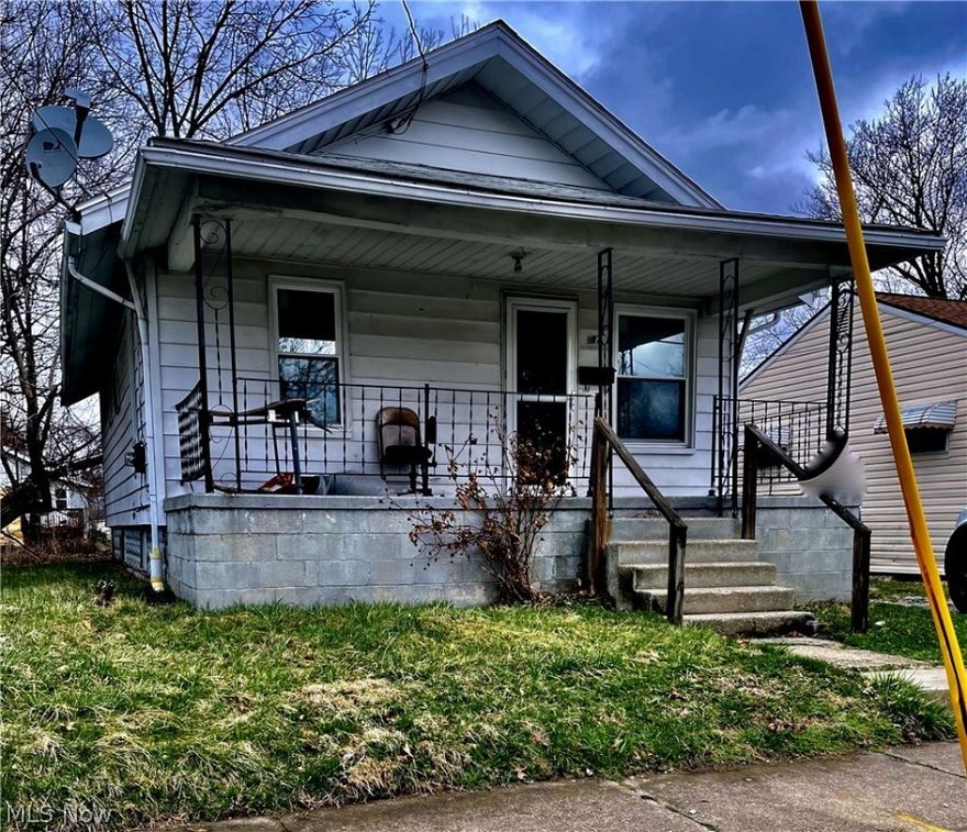 INVESTORS/FIXER UPPERS - this 2 bedroom 1 bathroom ranch is waiting for you to FIX it or FLIP it! So much POTENTIAL! It was previously renting for $900/mo. Many of the windows have been replaced. The basement has additional storage space and laundry hookups. Close to public transportation, stores, and highways. Seller has never occupied the property. Seller will not make any repairs nor remove any items from the home. Priced to Sell AS-IS.