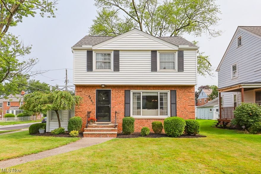 Move right into this beautiful brick colonial home in Lyndhurst! BRAND NEW roof, siding, and gutters in July 2023!  The home features 3 bedrooms, 2 full bathrooms, and fresh neutral colors throughout.  Enjoy the updated kitchen, newer carpeting installed throughout the home in 2016, and additional living space in the basement that can be used as a family room, office or playroom.  Attached 1 car garage.  Don’t miss this one!