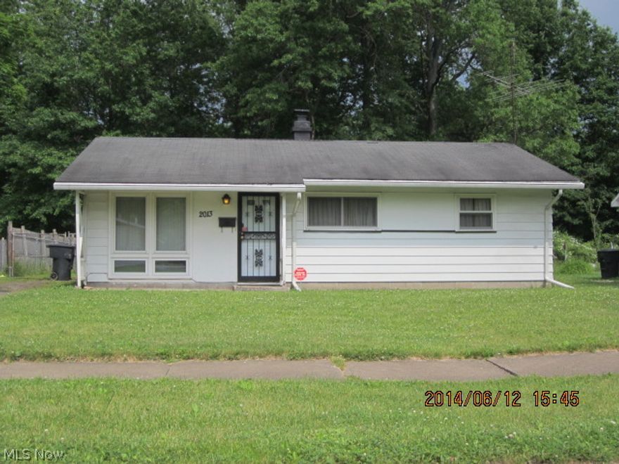 Darling 3 bedroom 1 bath Ranch.  Completely updated kitchen to include Kraft Maid cabinets, MBR w/double closets.  First floor laundry room.  Updates include breaker box 2011, front window 2010, kitchen & HWT 2006, furnace & C/A.  Fenced-in backyard. 22 x 14 garage.  Nothing to do but move in!
