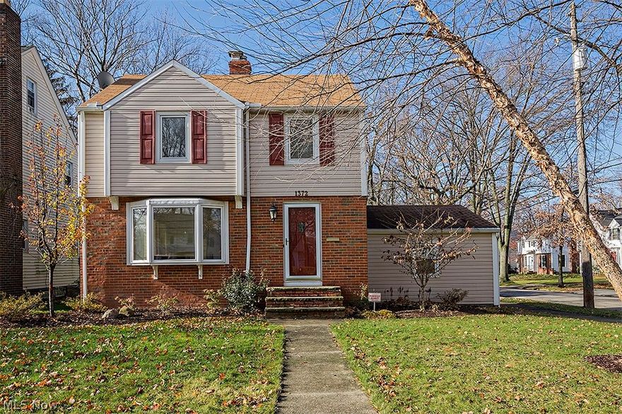 Sharp, Move-In Ready and well maintained home with attached garage and updates throughout.  Features hardwood floors, freshly painted rooms and trim. Fireplace and bay window in family room, connecting dining room that leads to sun room.  Charming updated kitchen with counter seating.  Finished and newly carpeted basement with decorative fireplace and lovely updated half bath.  Laundry area is freshly painted with folding counter. Three bedrooms on second floor feature hardwood floors and nice size closets.  Bath is fully updated.  Walk up attic access from bedroom.  The exterior features lovely landscaping on a corner lot with private deck off the sun room. Roof:2004, furnace:2009, siding,gutters, downspouts:2006, hot water tank:2007.  This home is a must see!
Average monthly utilities: Gas $50/mo; Electric $95/mo