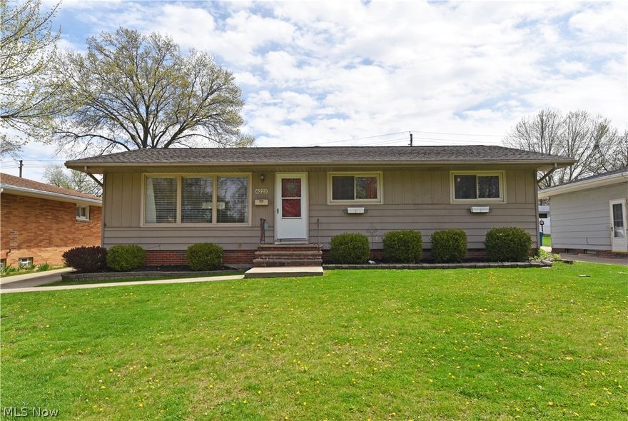 This adorable ranch is bigger than it looks.  Open spaces allow the sun to brighten the entire living space and gives clear sightlines to the rest of the family or guests from any room.  Sliders lead to the back deck providing additional dining and entertaining space.  But even when the weather doesn't agree with social plans, the enclosed sunroom at the rear of the house provides additional space for the family to spread out.  Would also make a great man cave or kid's playroom.  But that's not all.  The basement features another almost 400 sq ft of finished space to play in!  And who won't love features like a full, private master bath, oversized garage, and extra storage throughout?  Please see the video walk-through for some more detail.  Water heater replaced in 2019.  Furnace approx. 2015.  Furnace and A/C serviced and cleaned in 2019.  Garbage disposal 2020.  Carpet 2019.  Mudroom/sunroom and kitchen updates finished in 2011.  Basement waterproofing 2013 w/lifetime transferrable
