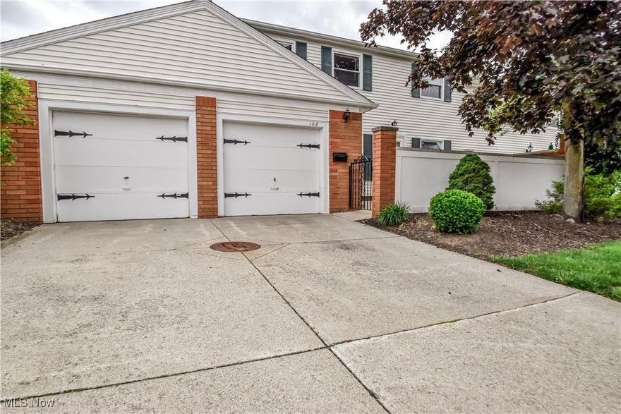 Welcome to your new home in the highly sought-after Concord Commons Community in Concord Twp! As you open the front door and step into this much-desired End Unit condo, you will find an open floor plan perfect for entertaining, dining, or just relaxing.  The first floor features a full bath and provides direct access to the oversized two-car garage with plenty of room for extra storage or a workbench, and attic access. Upstairs, you will find 3 nicely sized bedrooms with good storage and a shared full bath with tub/shower combo.  The large brick courtyard is fully enclosed, providing a private, peaceful outdoor retreat! The community pool is perfect for those hot summer days, too!  Updates include a new HVAC system installed in March 2025 with a transferable warranty, a newer roof, and gutters. Additionally, two new garage doors are being installed the week of June 9, 2025. Close to local amenities, top-rated schools, parks, recreation, medical facilities, shopping, and dining options. Enjoy easy access to major highways for ease of commuting. Seller is offering a 1-year America's Preferred Home Warranty as well!  Schedule your appointment today, this unit won't last!