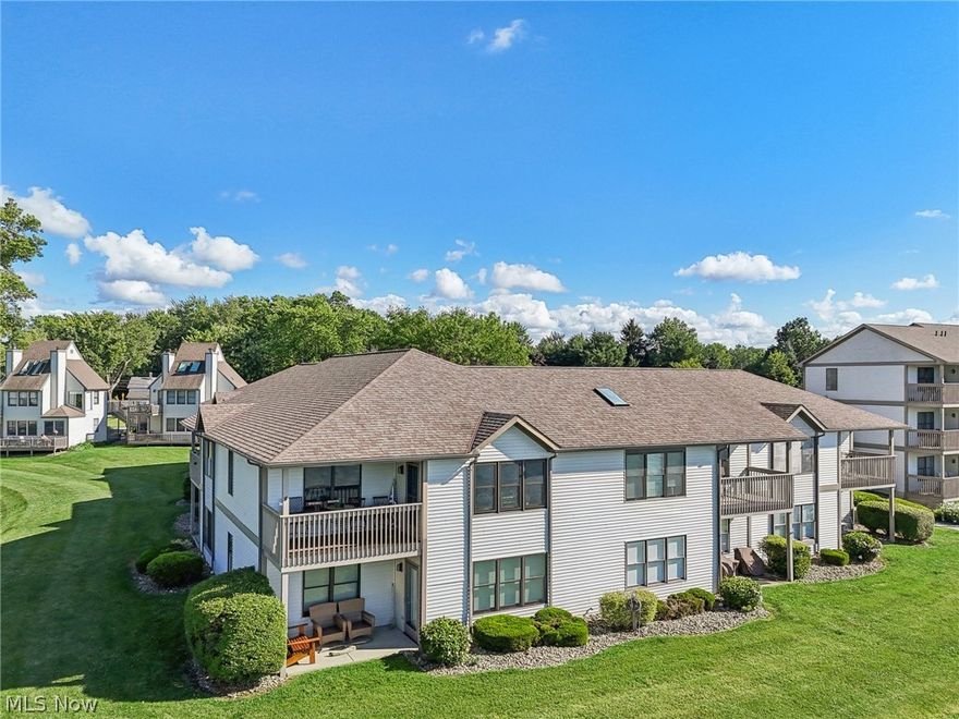 Experience the epitome of lakeside living in this meticulously maintained and updated condo, perfectly situated on the edge of Lake Erie. Revel in the tranquility and beauty of waterfront views from your walkout deck,  With views from inside offering a 180-degree panorama of the lake where you'll never miss a stunning sunset. This fully furnished home is move-in ready all furniture stays, complete with all appliances included for your convenience. Every detail has been thoughtfully cared for, ensuring peace of mind for the new owner. Recent updates include a newer furnace, windows facing the water, ceiling fans, washer and dryer, and flooring. Enjoy access to an array of amenities, including a community pool, private beach access, boardwalk, and a deck perfect for enjoying the water.  Conveniently located just a few miles from Geneva-on-the-Lake, you'll have endless summer fun at your fingertips, with local restaurants and attractions nearby. Make this your ultimate getaway destination. Schedule your showing today and embrace the lakeside lifestyle!