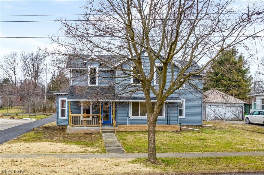 Imagine living in a totally remodeled 4 Bedroom, 2 Full Bath Colonial Century home with first floor Owner's bedroom and Laundry!  Entering from the front door will be the large Dining room with a bay window and window seats with storage. Due to the open concept, you won't miss the beautiful large Kitchen with all new exposed brick, white cabinetry, butcher block counter tops, island and fully supplied with Sub Zero Fridge, Range, Dishwasher, Microwave and Garbage Disposal. All new laminate flooring and all new dry wall from top to bottom throughout home. Other updates include; new doors (inside and out), new porches (back porch is a wrap around), new forced air furnace and duct work, new A/C, lighting, insulation, siding, electric,  hot water tank, plumbing and outside and all new water and gas lines leading to street. The whole house is bright, sunny and full of light. Nice view of park from front of house and minutes by car to center of town. This house is waiting for YOU! Call today